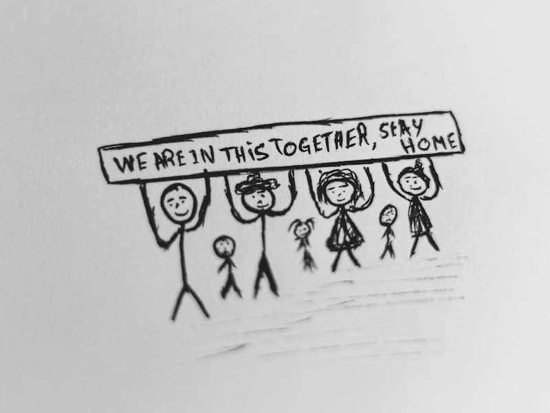 Community togetherness and support - people coming together for recovery